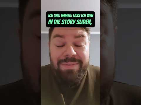 Reagierst du auch so, wenn dir jemand in die Story slided?