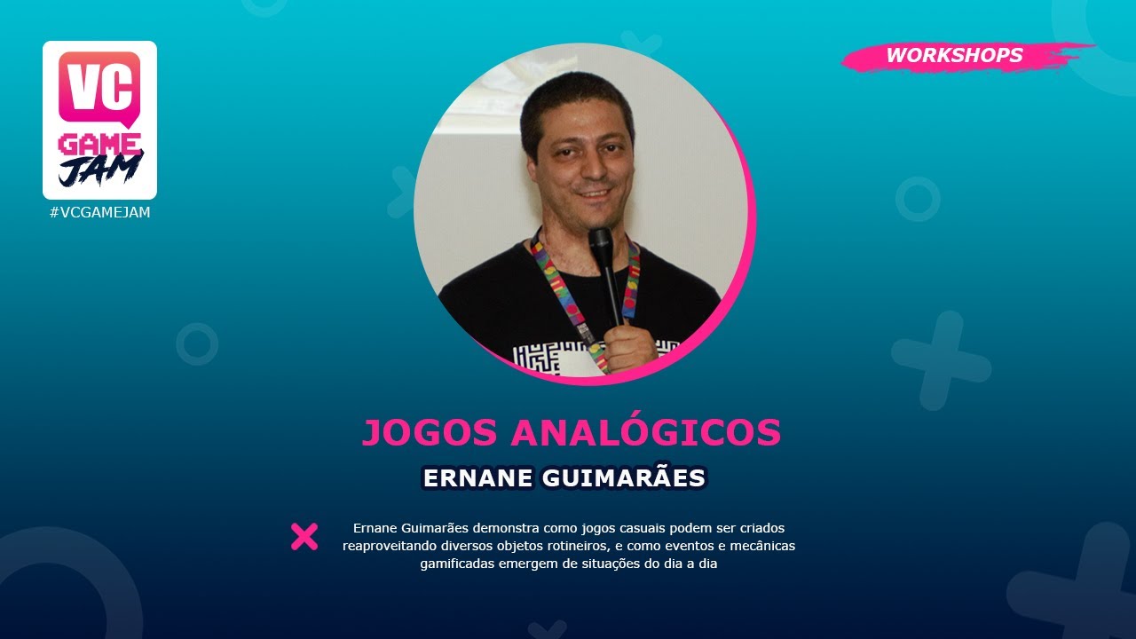 VC GAME JAM 2020 - Workshop de Jogos Analógicos - Ernane Guimarães