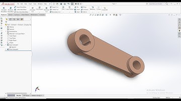 how to make arm of butterfly valve in solidworks | arm design in solidworks | soliwork tutorial 16