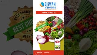 All types of vegetables are ready for export.