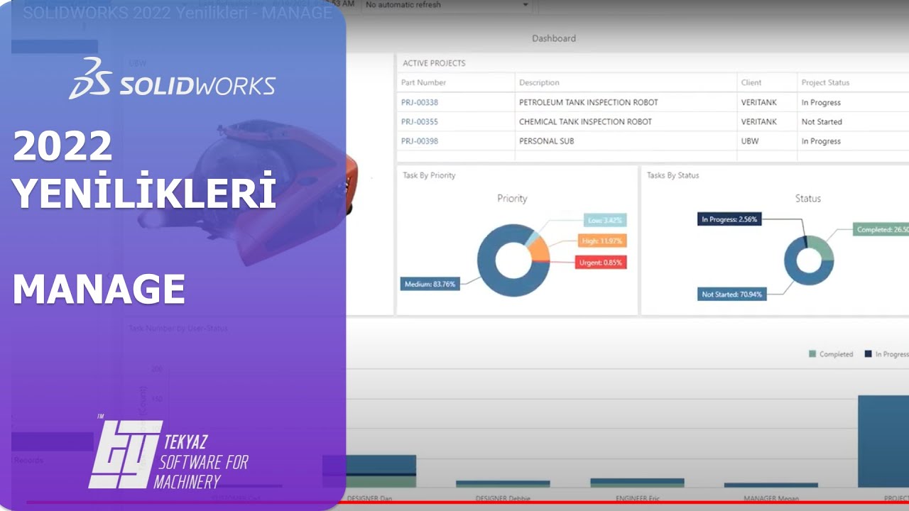 SOLIDWORKS 2022 Yenilikleri - MANAGE - YouTube