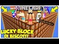 LA SFIDA DEI LUCKY BLOCK GIGANTI DI BISCOTTI! - Minecraft ITA