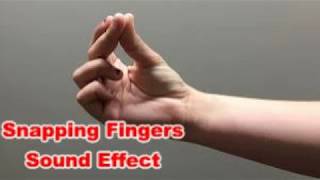Snapping Fingers Snap Sounds Noises | Film & Sound Effects No Copyright