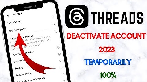 How to Deactivate Instagram Threads Account Temporarily in 2023 | Instagram Threads