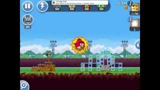 Angry Birds Friends IOS APP - Power Up Practice Level 1 3 Star Walkthrough Gameplay Facebook screenshot 3