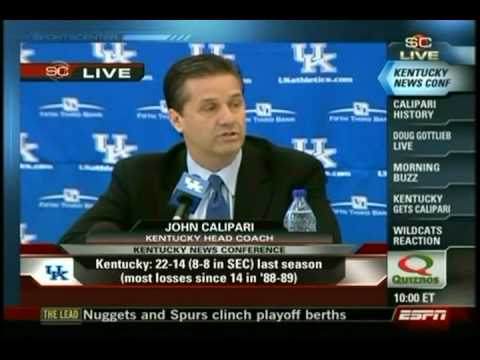 Kentucky Fires Gillispie, Hires Calipari (Press Co...