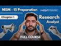 NISM Series 15 Research Analyst | Chapter 1 Explained (2026)