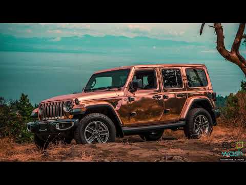 Wrapping Rose Gold Chrome Jeep Wrangler - YouTube