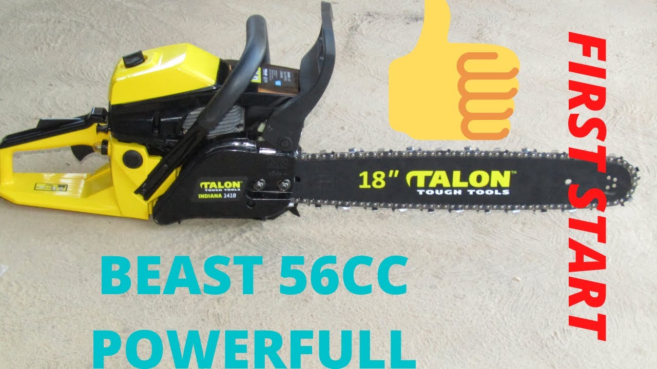 UNBOXING TALON CHAINSAW (INDIANA 56CC) YouTube