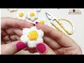 آموزش بافت گل بابونه گل قلاببافی آموزش بافت گل بابونه گل قلاببافی
