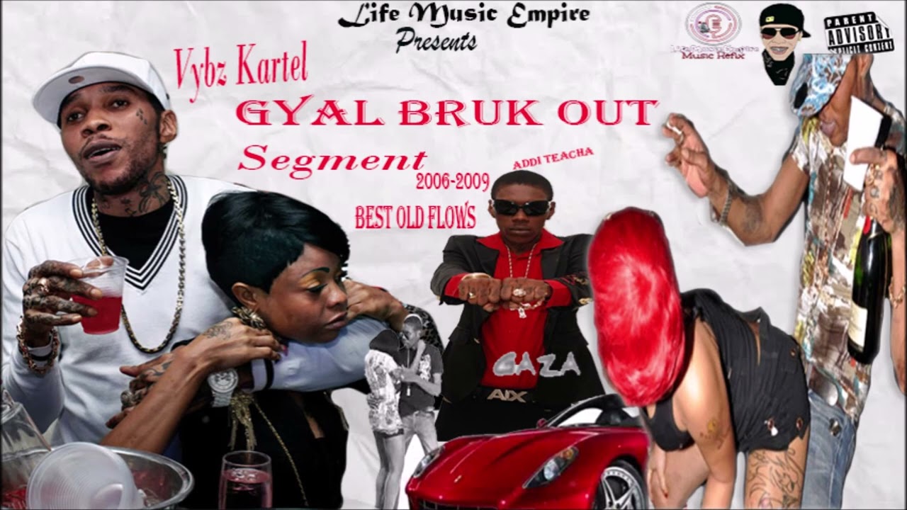 Vybz Kartel Mix |Gyal Wine & Bruk Out Segment  2005 - 2009 RAW Mixtape Throwback GreatestHitz