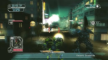 Transformers: Revenge of The Fallen Walkthrough: Autobot - Shanghai Spiral Highway - Autobot Down