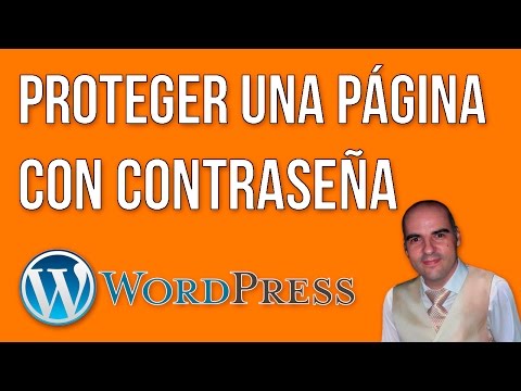 Proteger página con contraseña en WordPress