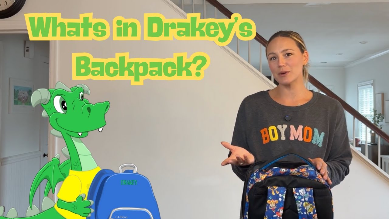 Что в рюкзаке у Дрейки? 🎒 Веселье в детском саду с мисс Лорен 