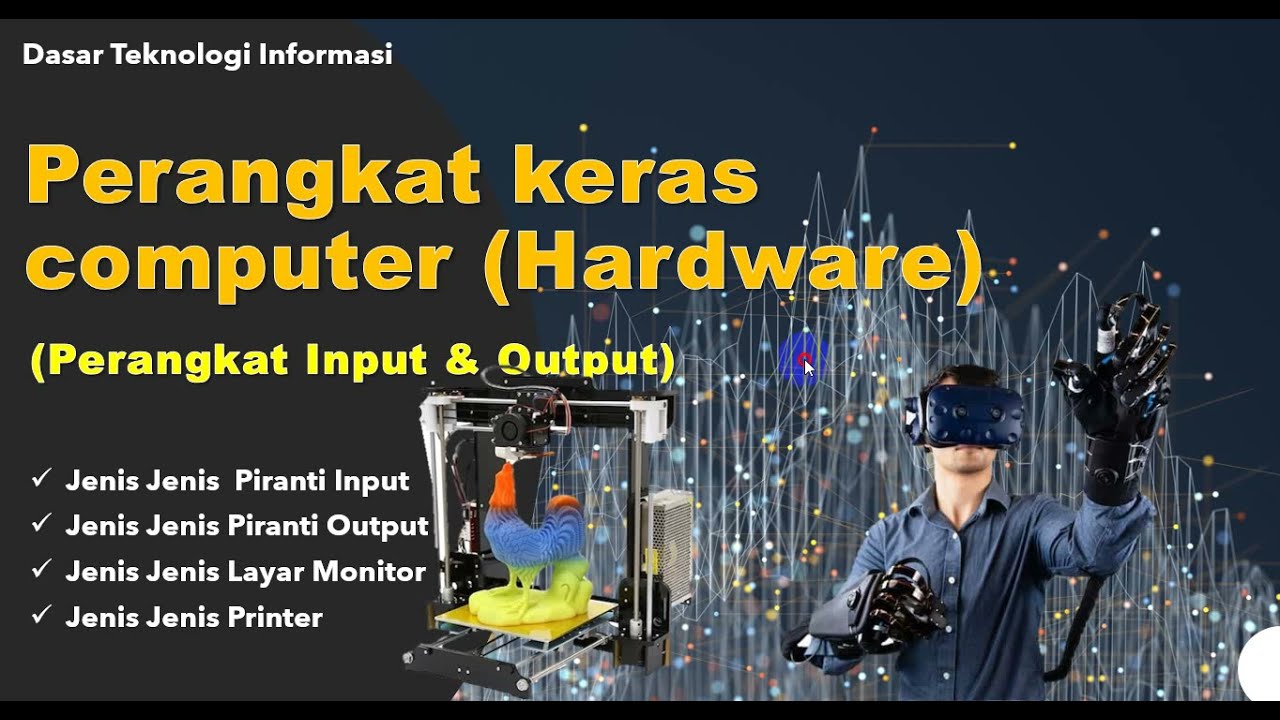 Perangkat Keras Komputer (Hardware) Piranti Input dan Output YouTube