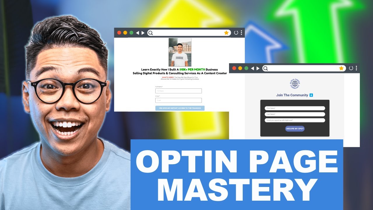 how-to-create-an-email-optin-page-on-go-high-level-youtube