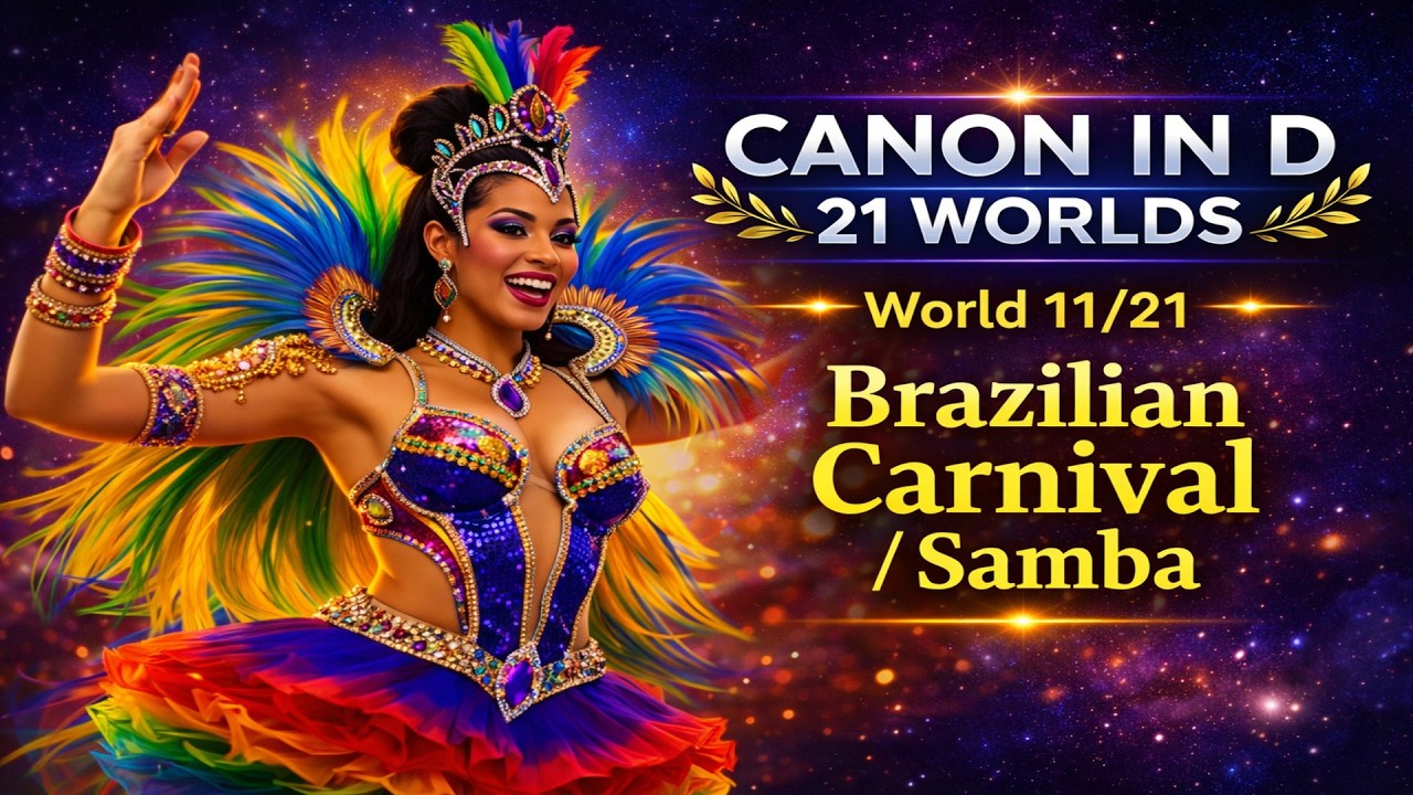 Canon in D: Brazilian Carnival / Samba (World 11/21) | 21 Worlds
