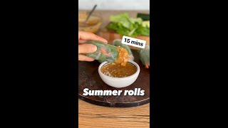 EASY SUMMER ROLLS 🌱