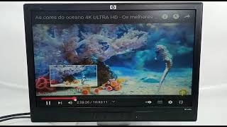 TESTE DE FUNCIONAMENTO MONITOR HP LCD W17E Z202