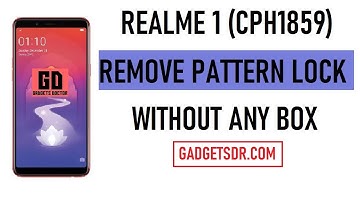 Realme 1 Pattern Unlock (Remove Screen Lock) With MRT 2.60 Loader