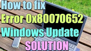 Fix Error 0x80070652 Windows Update in Windows 11/10/8 I SOLUTION 2025
