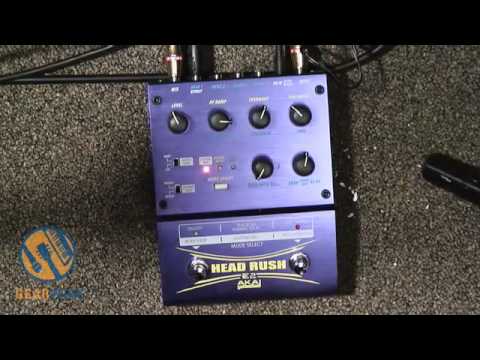 Akai E2 Head Rush Delay / Looper Pedal Demonstration, Part One