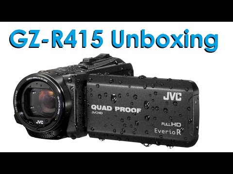 JVC GZ-R415 Video Camera unboxing