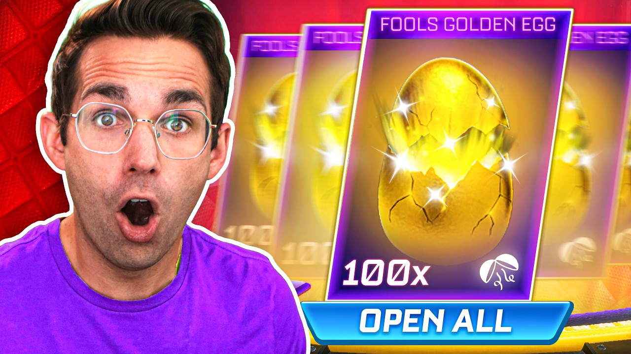 Fool's Golden Eggs Have INSANE Luck! *100 Golden Egg Opening*