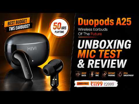 MIVI DUOPODS A25 UNBOXING & REVIEW | #sanztech