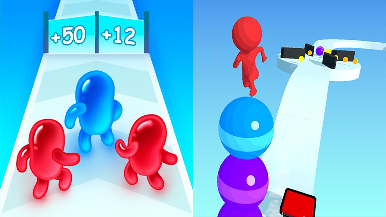 Join Blob Clash 3D VS Stack Rider - All Levels Gameplay Android, ios (Part 278)