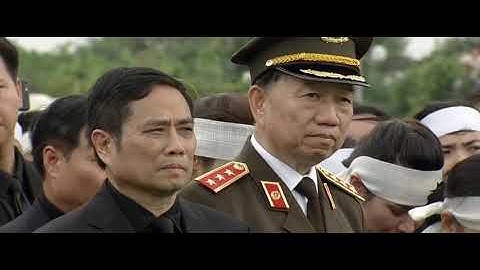 Lễ an táng Chủ Tịch Nước TRẦN ĐẠI QUANG tại quê nhà Kim Sơn   Ninh Bình