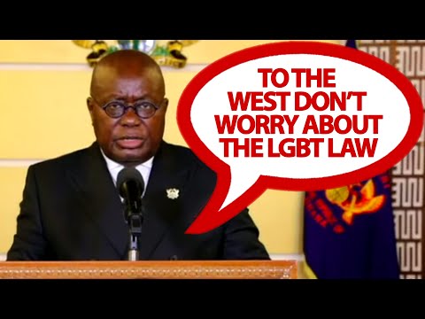 Ghana President Against New LGBTQ Bill Tells the West he is Glad of Supreme Court Challenge