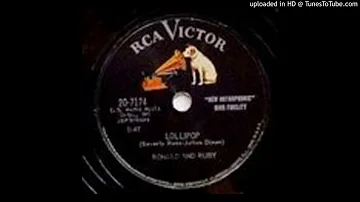 RONALD & RUBY   Lollipop   78   1958