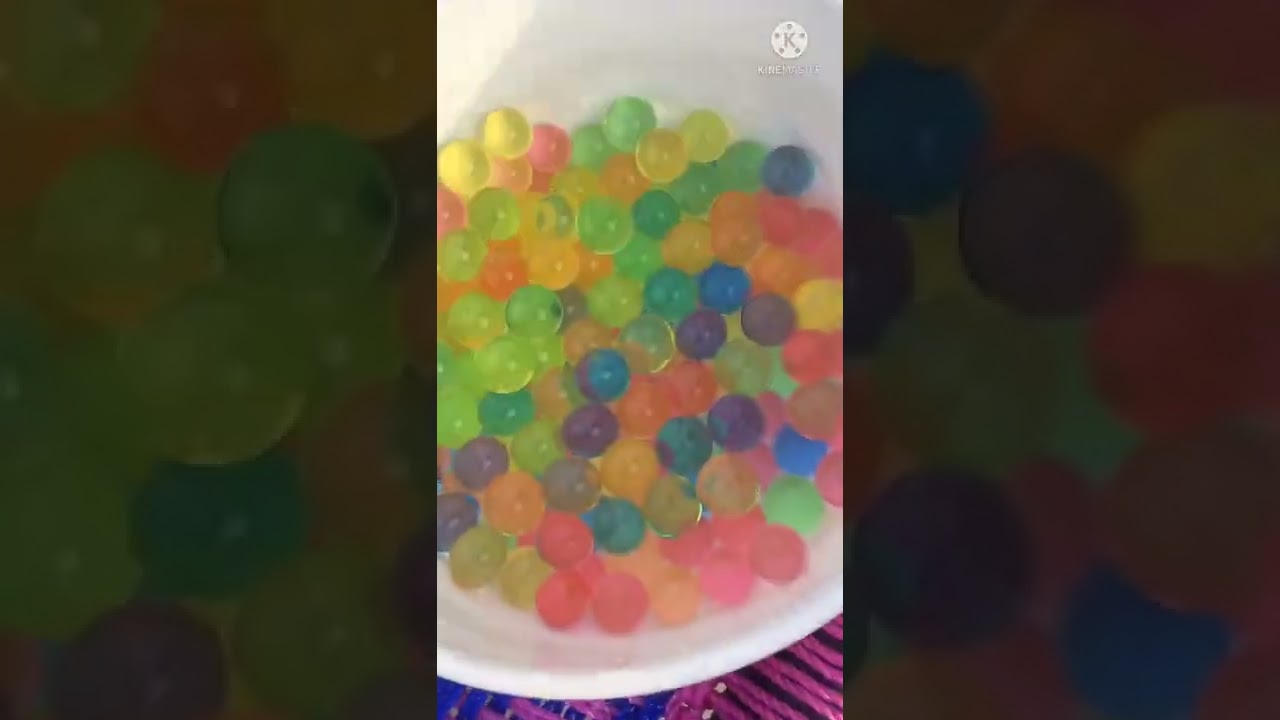 Play with orbeez balls | water jellies | tinyballplay 