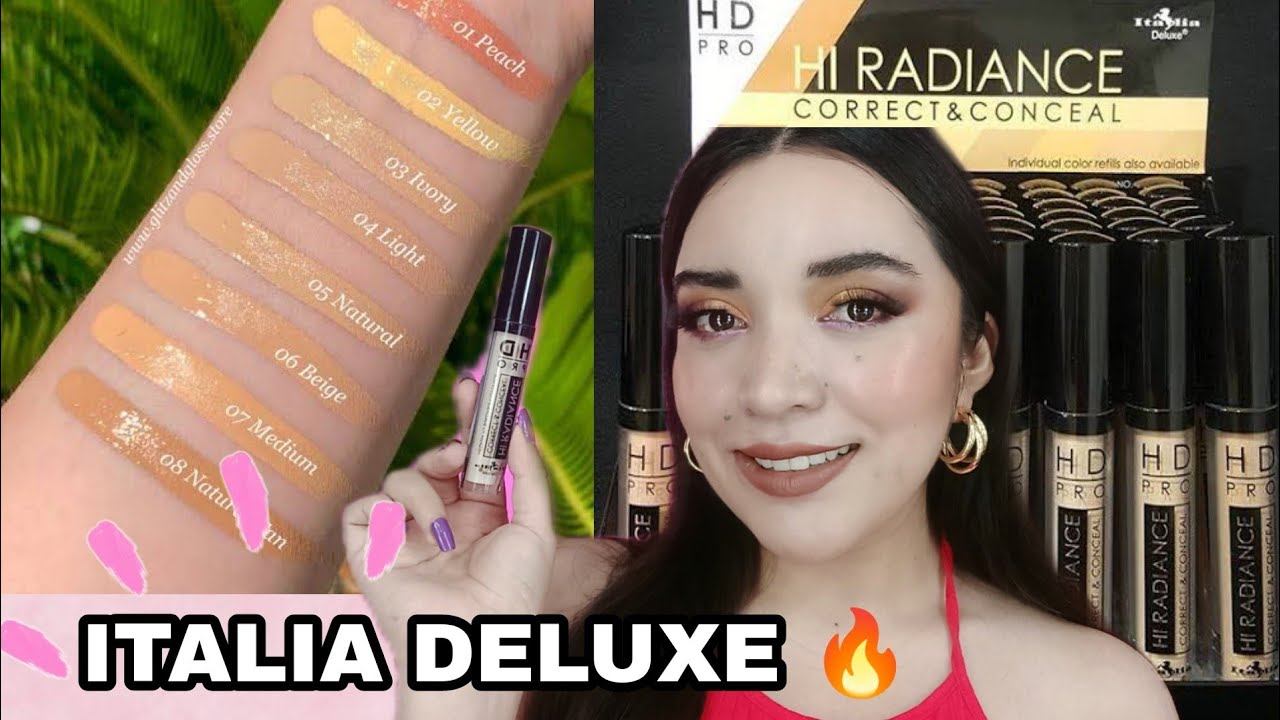 PROBAMOS ITALIA DELUXE HD PRO HI RADIANCE CONCEALER ¿EL MEJOR