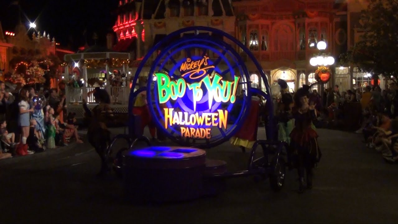 disney halloween parade live streaming 2013 Boo-To-You Parade, Mickey's Not So Scary Halloween Party at Magic Kingdom w/ Candy Corn Floats