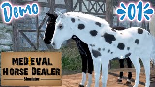Richtig cooles Spielkonzept!🤩 🐎 Medieval Horse Dealer Demo | 01