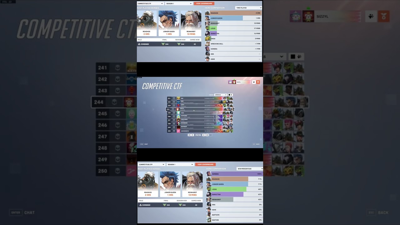 Top 500 CTF OW2 PC!!!!!