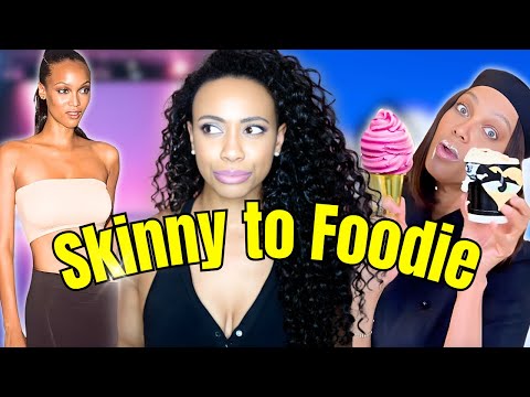 From Skinny to Food Obsessed...Tyra Banks Strange Food Era & Hot Ice Cream