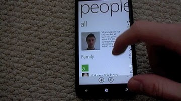 Windows Phone People Hub Video Walkthrough