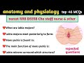 Anatomy & Physiology Top 45 MCQs 🔥 | NORCET RRB DSSSB CHO Staff Nurse | Female Reproductive System