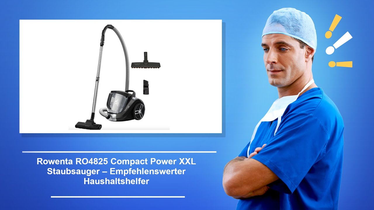 Rowenta Filtro Lavabile Originale Per Compact Power XXL - RO4825, RO4871 E Compatibili - 4