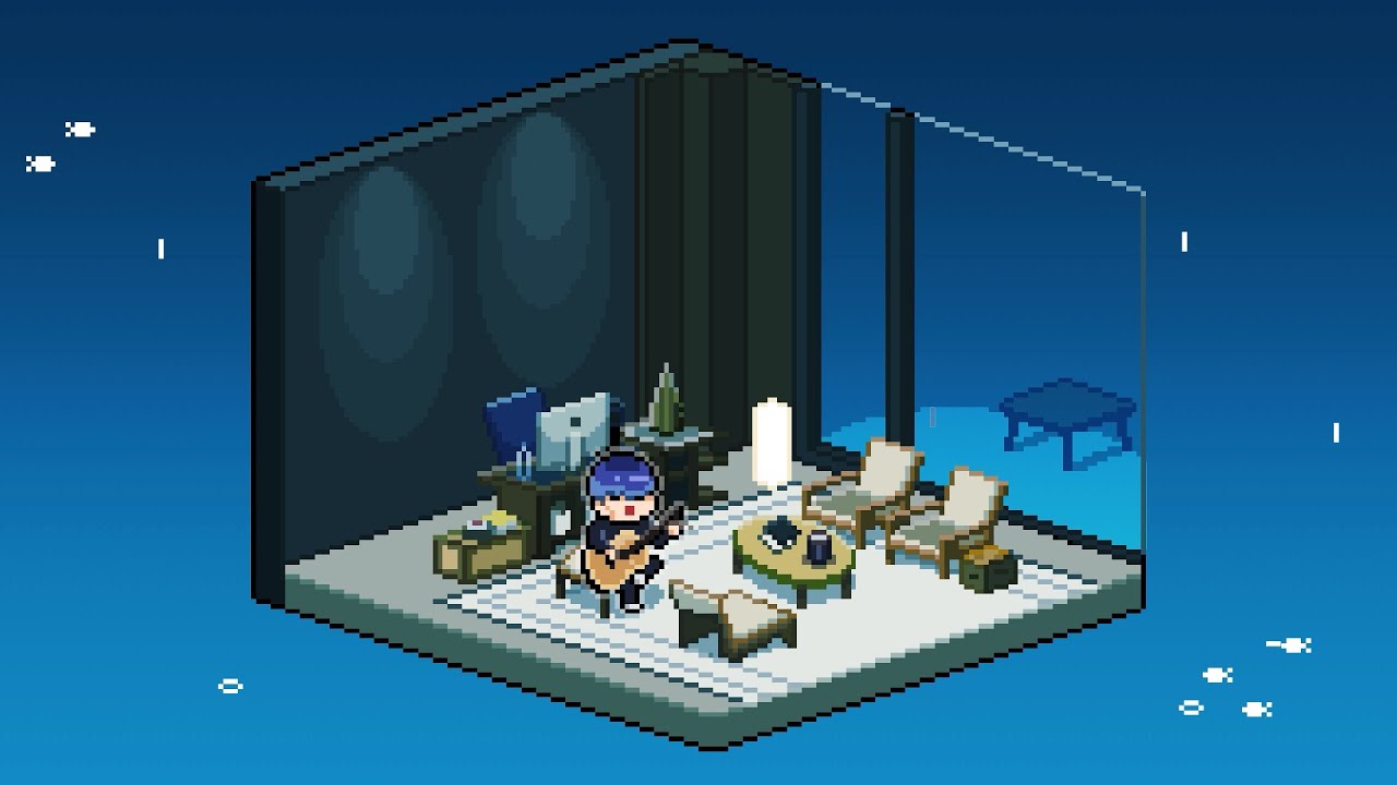 【環境音 / ASMR】雨降る夜のとあるミュージシャンの家｜雨の音・弾き語り・眠れるBGM・タイピング