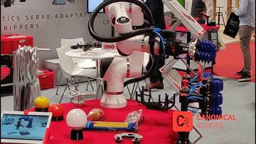 Cobot Elfin con soft grippers en Metal Madrid 2019