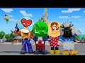 Disney World Autograph Race in Minecraft! (Ft. friends)