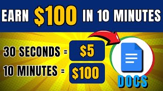 Earn $3.00 Per Google Docs in 2025 (Free and EASY Steps)