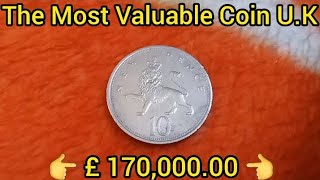 The Most Valuable Coin U.K? £ 170,000.00 ULTRA RARE Error Coin Queen Elizabeth II Worth Big Money 