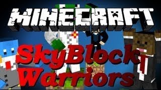 Minecraft SKYBLOCK WARRIORS w/ SkyDoesMinecraft, Kermit, and HuskyMudkipz #3 | JeromeASF