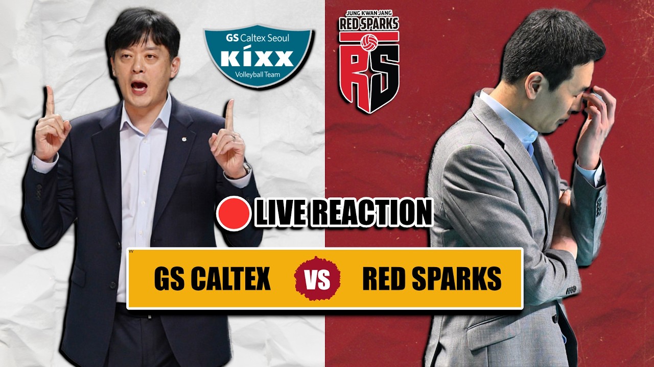 🔴 GS CALTEX VS RED SPARKS, VLEAGUE KOREA LIVE REACTION