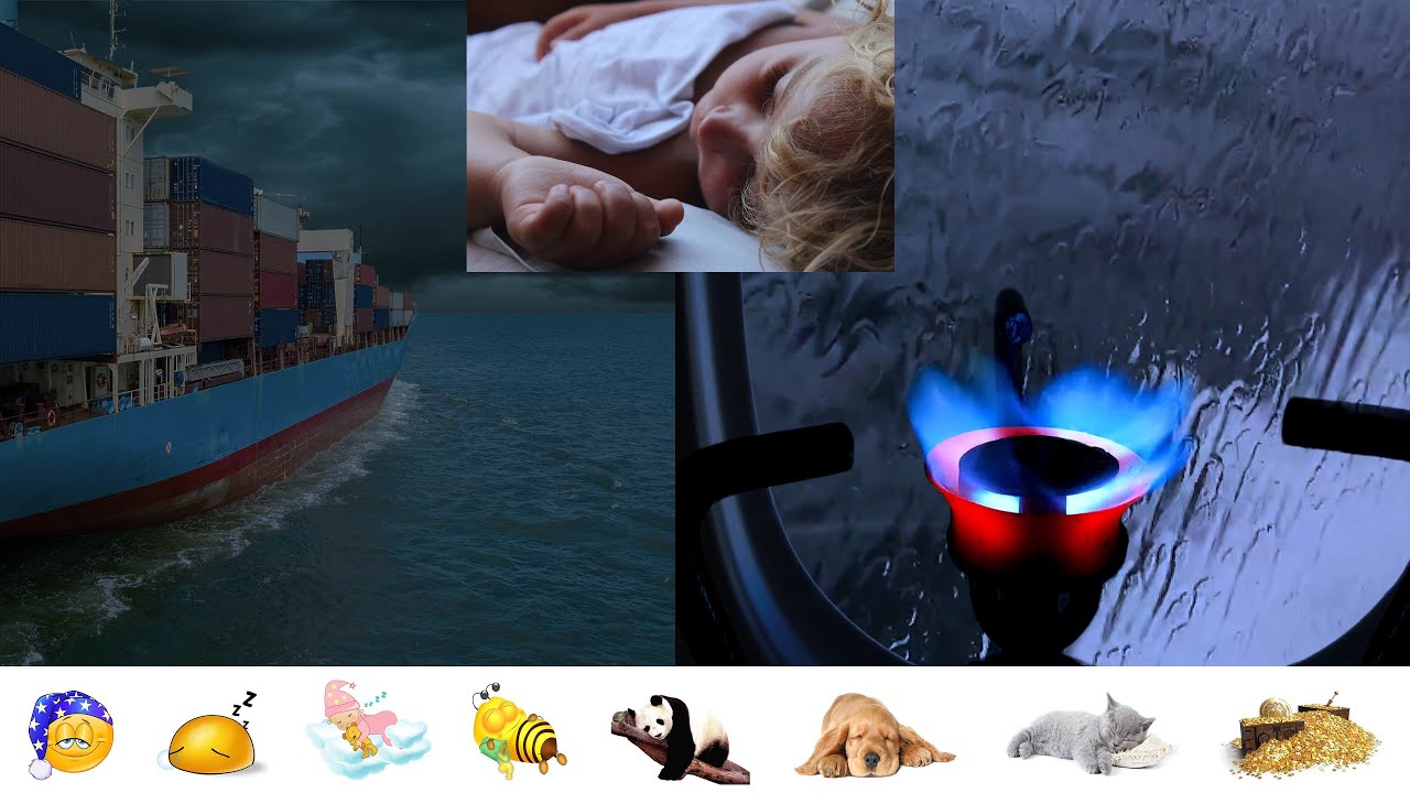 Быстрый способ выспаться с атмосферой изнутри парусной яхты и белым шумовым фоном